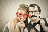 6 moustaches pour photobooth