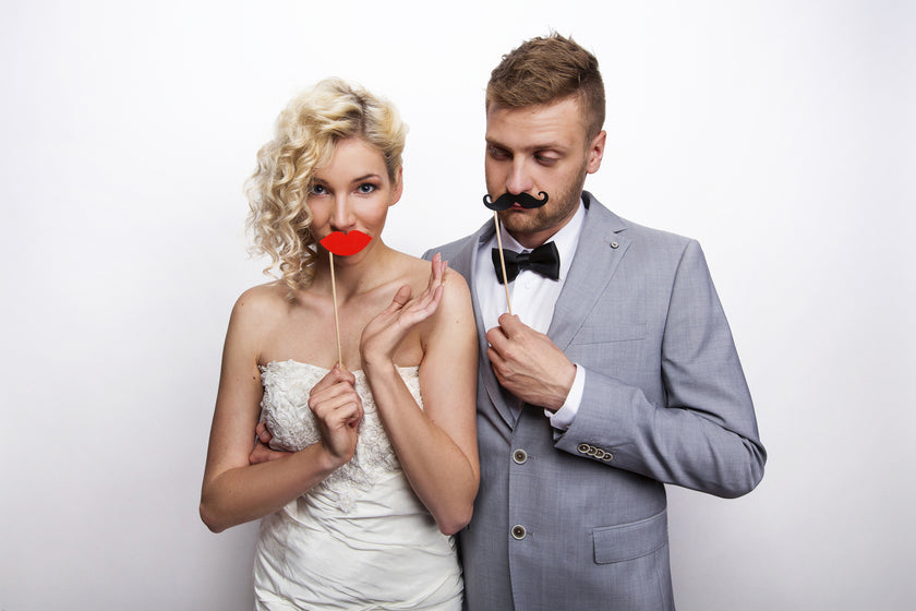 6 moustaches pour photobooth