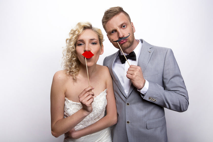 6 moustaches pour photobooth