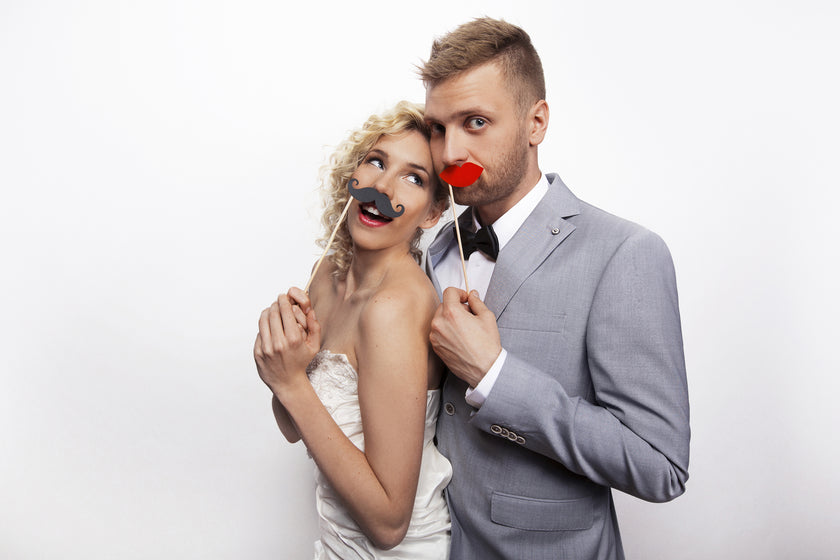 6 moustaches pour photobooth