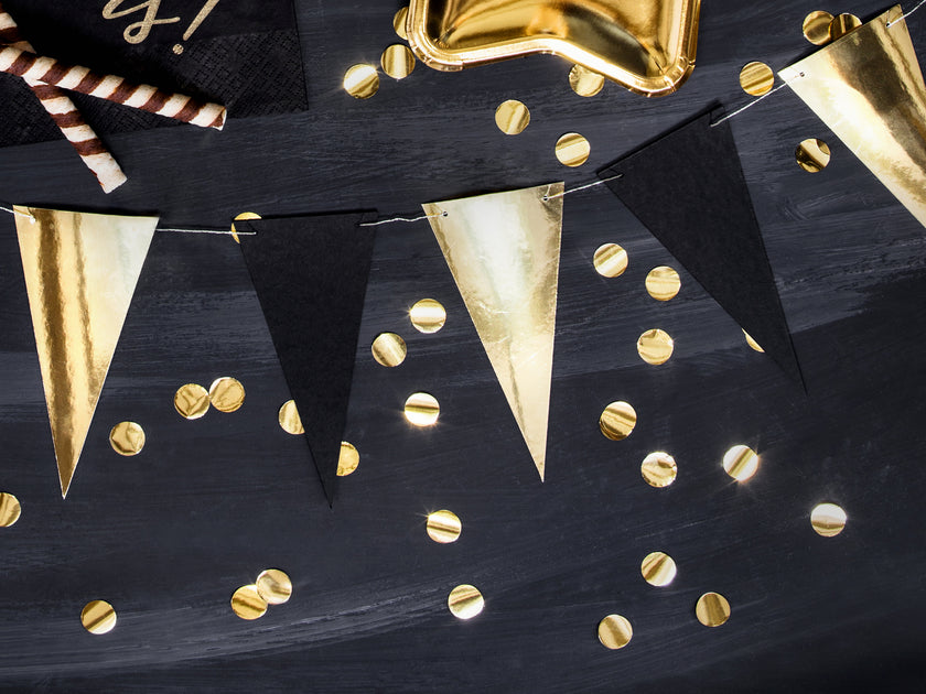 Confettis rond doré pour la table - New Year & Carnival
