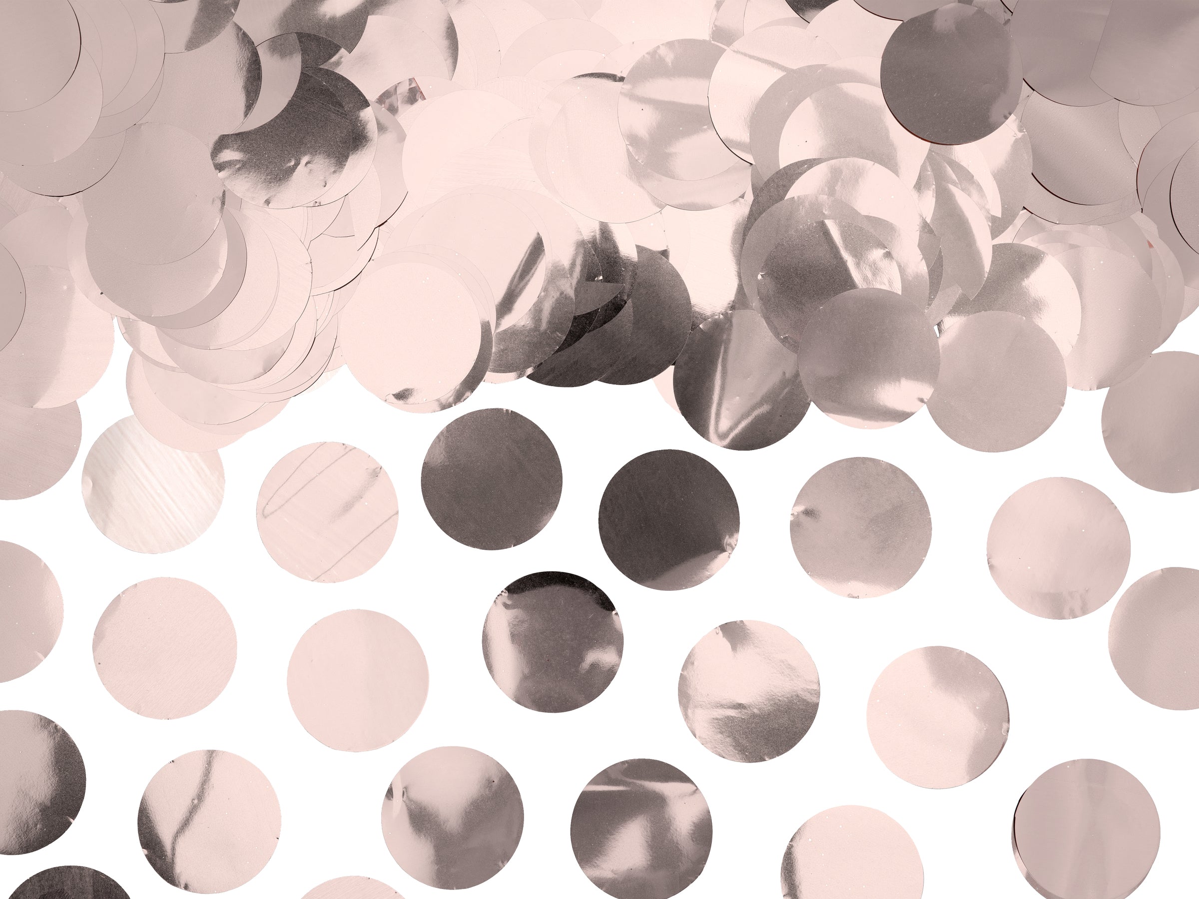 Confettis rond rose gold pour la table - New Year & Carnival