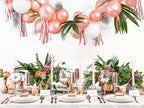 Confettis rond rose gold pour la table - New Year & Carnival