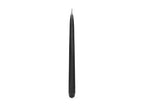 10 bougies noires mat de 24 cm
