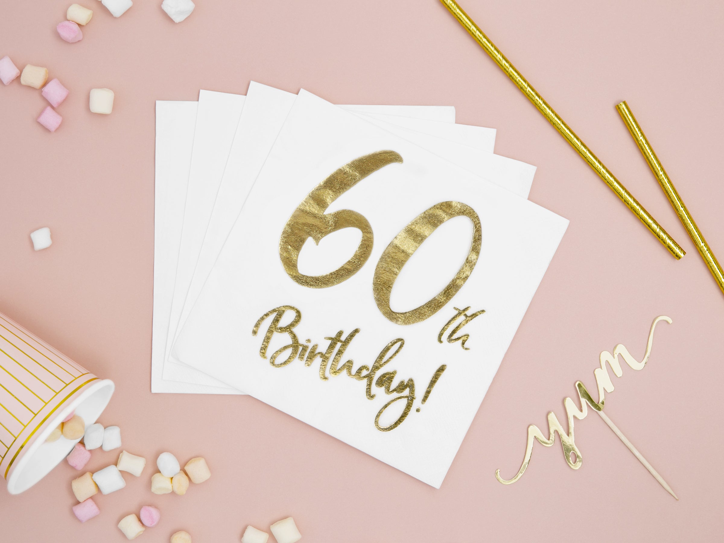 20 serviettes blanches 