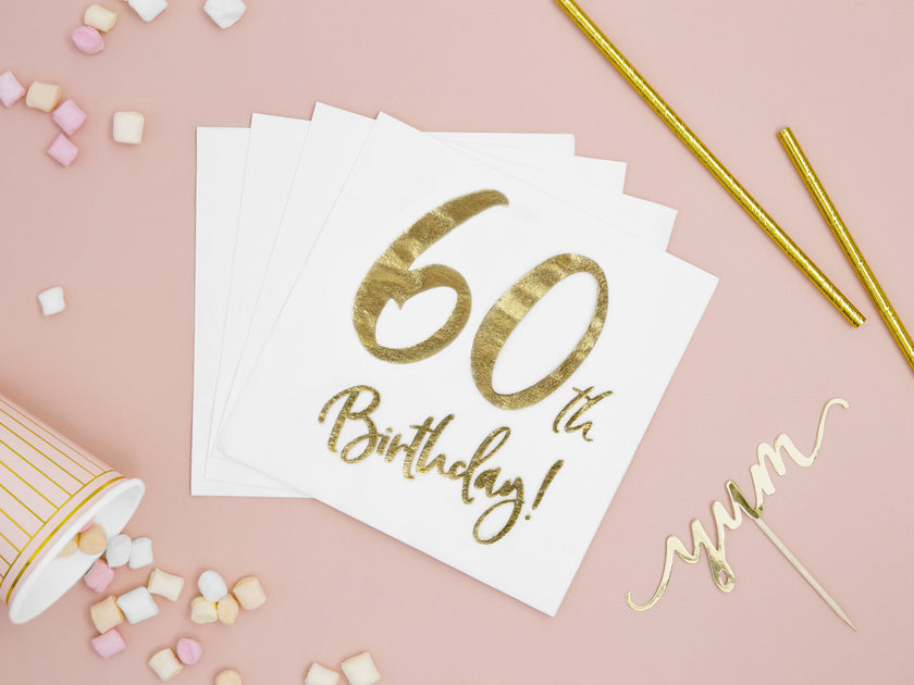 20 serviettes blanches 