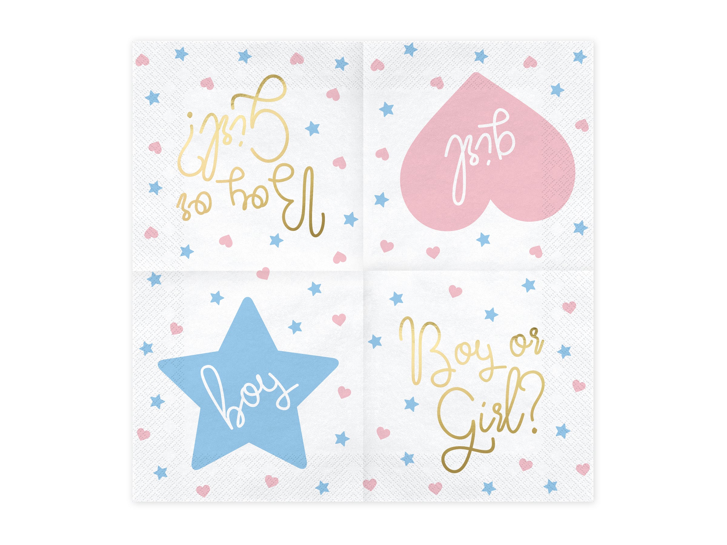 20 serviettes blanches 