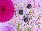 Canon à confettis push pop roses