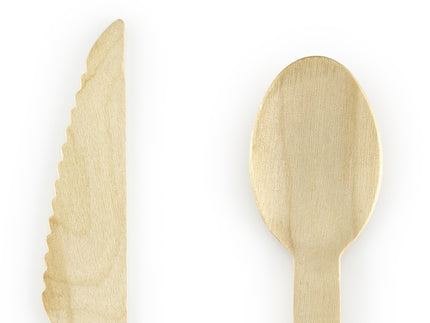 18 couverts avec étoiles dorées en bois - New Year’s Eve Collection