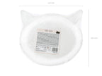 6 assiettes roses en forme de chat en carton - Meow Party