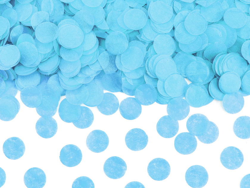 Canon à confettis bleu de 60 cm