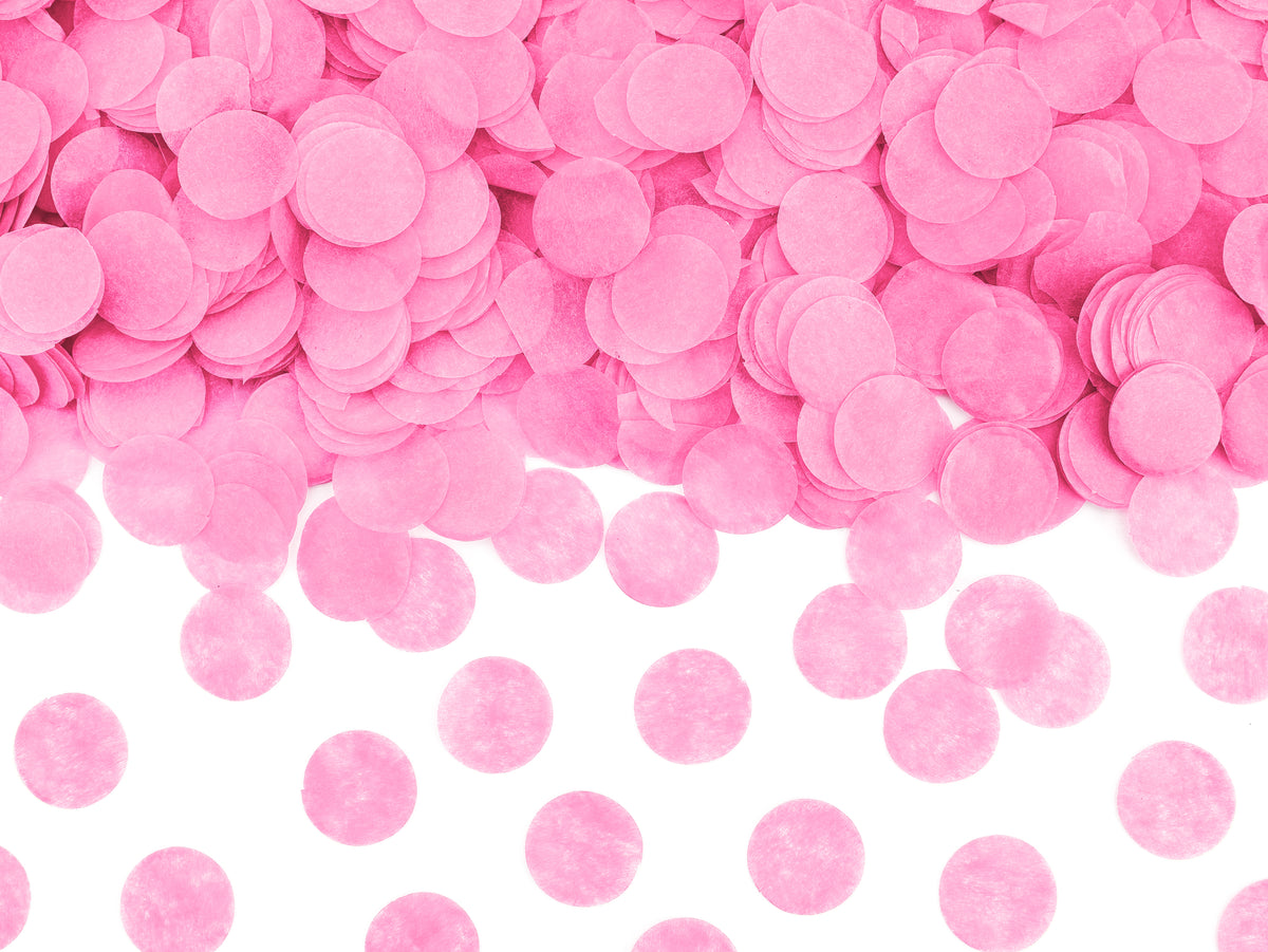 Canon à confettis rose de 60 cm
