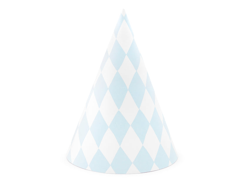 6 chapeaux losanges en carton - Yummy