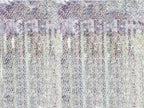 Rideau à franges couleur holographique de 2,5 m