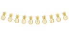 Guirlande ananas dorés en papier - Aloha Collection