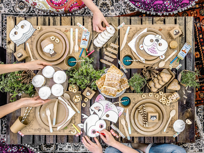20 pinces décoratives de 3 cm en bois