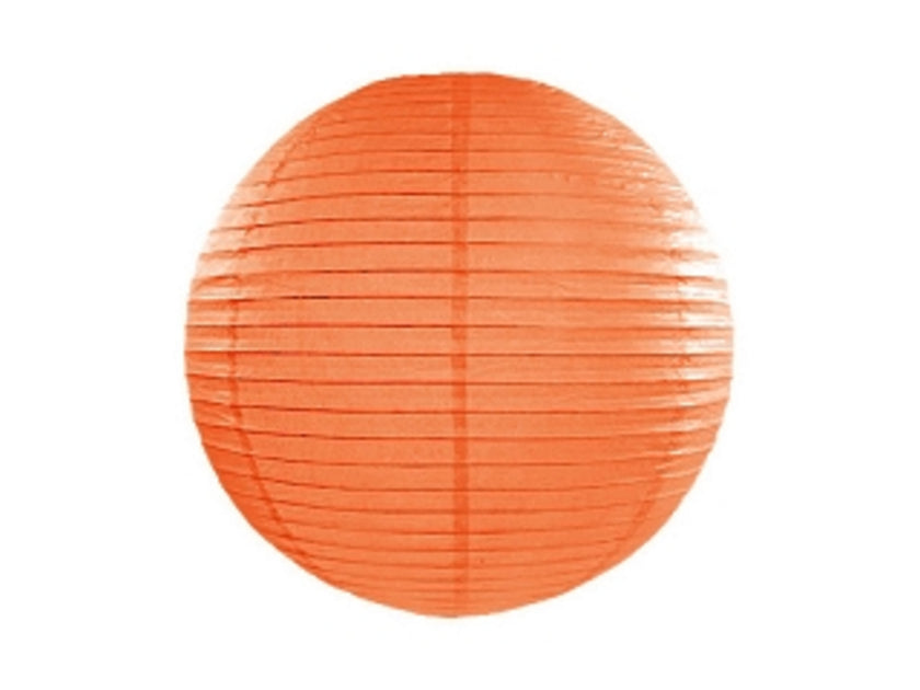 Lampion orange en papier de 35 cm