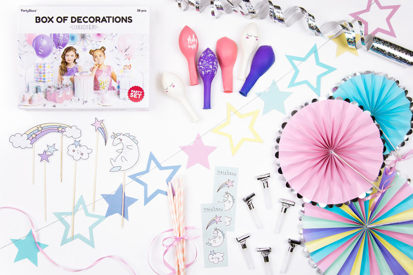Kit décoration fête licorne - Unicorn