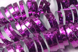 18 serpentins hologramme violet