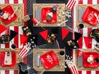 6 sachets pirates en papier Kraft avec stickers pirates - Piratas Party
