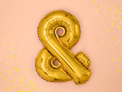 Ballon aluminium & doré