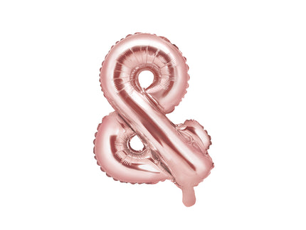Ballon aluminium & rose gold