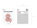 Ballon aluminium & rose gold