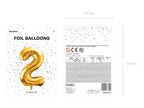 Ballon aluminium chiffre  