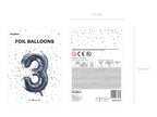 Ballon aluminium chiffre  