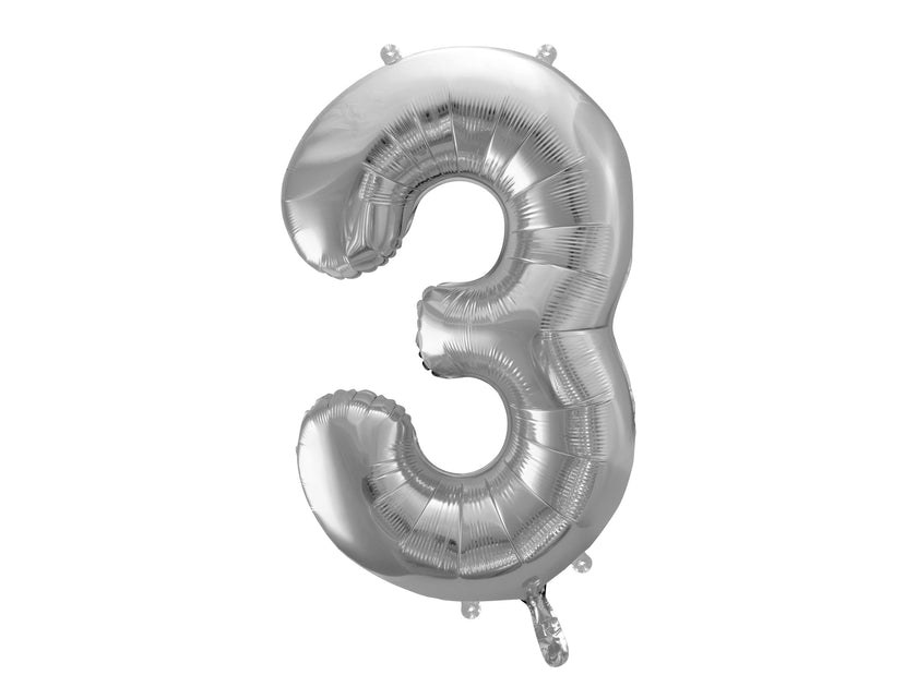 Ballon aluminium chiffre  