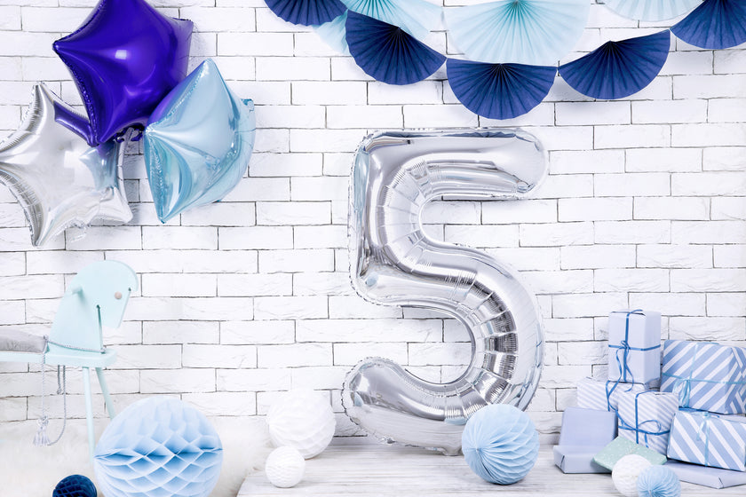 Ballon aluminium chiffre  