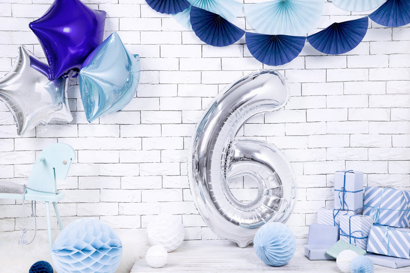 Ballon aluminium chiffre  