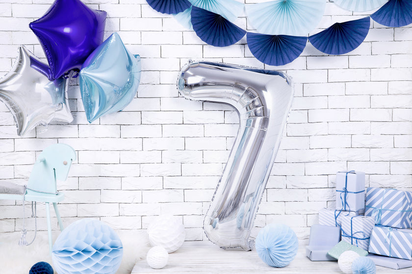 Ballon aluminium chiffre  