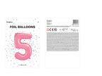 Ballon aluminium chiffre  