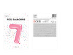 Ballon aluminium chiffre  