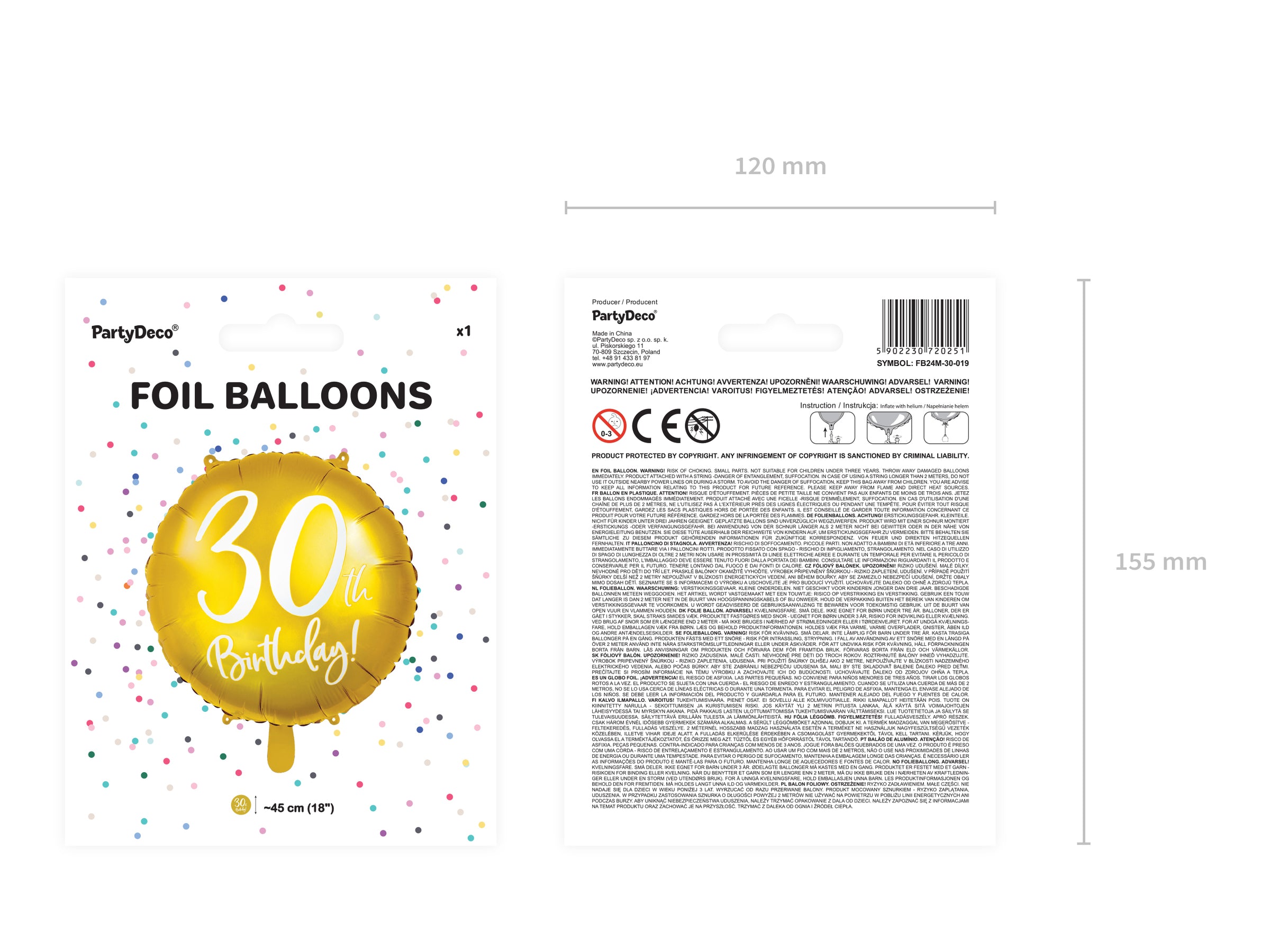 Ballon aluminium 