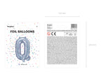 Ballon aluminium lettre Q argenté à paillettes