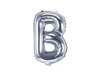 Ballon aluminium lettre B argenté (35cm)