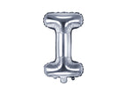 Ballon aluminium lettre I argenté