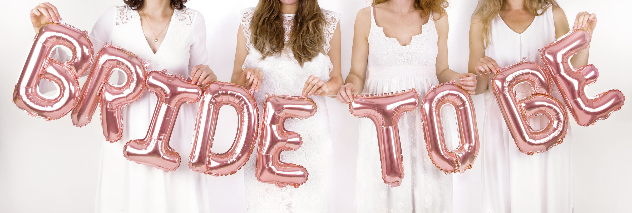 Ballon aluminium lettre T rose gold