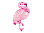 Ballon aluminium flamant rose - Aloha Turquoise