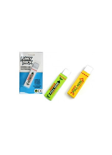 faux chewing-gum avec choc électrique mix