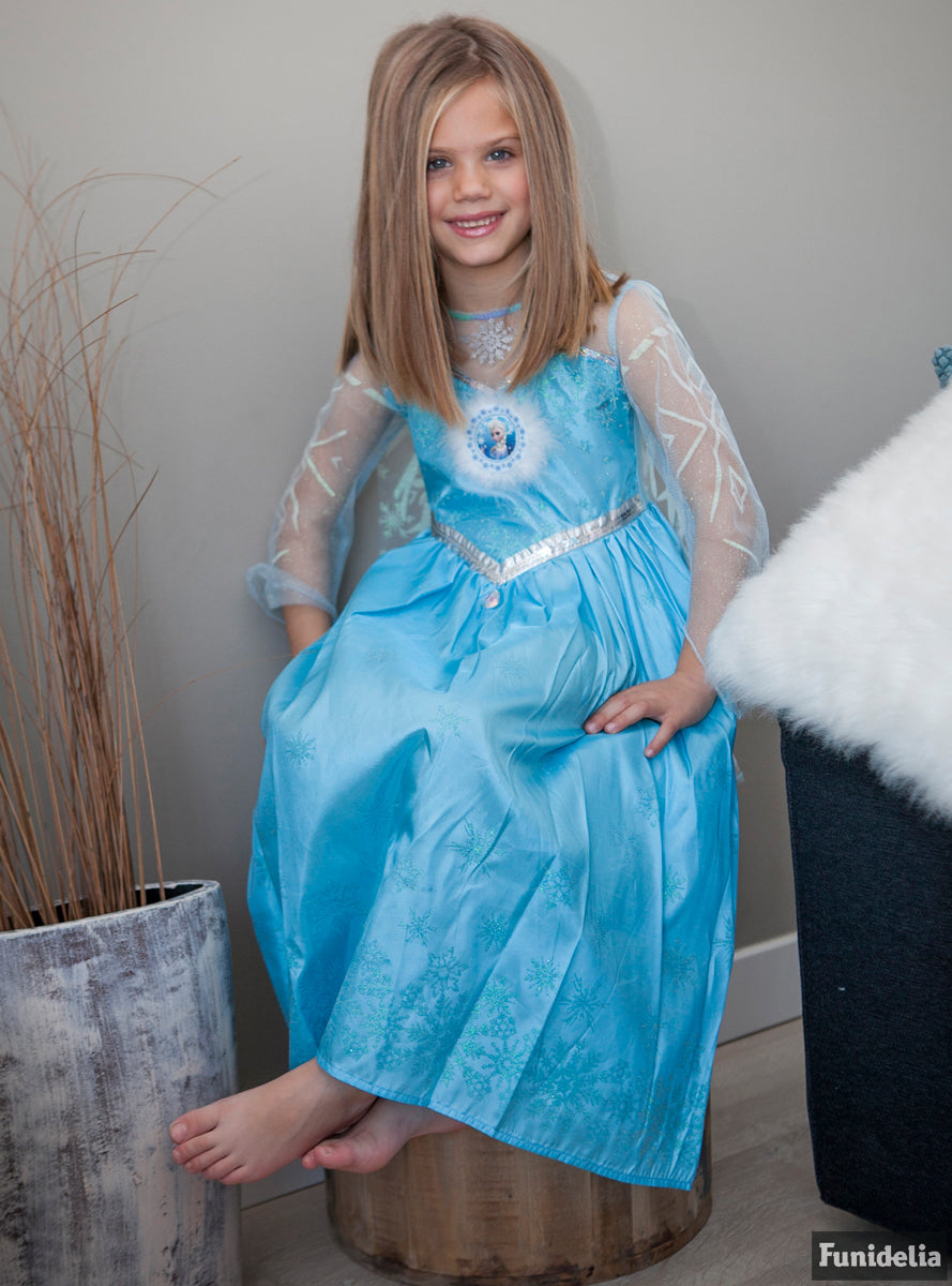 Déguisement Elsa la Reine des Neiges Deluxe fille