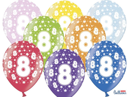 6 ballons en latex 