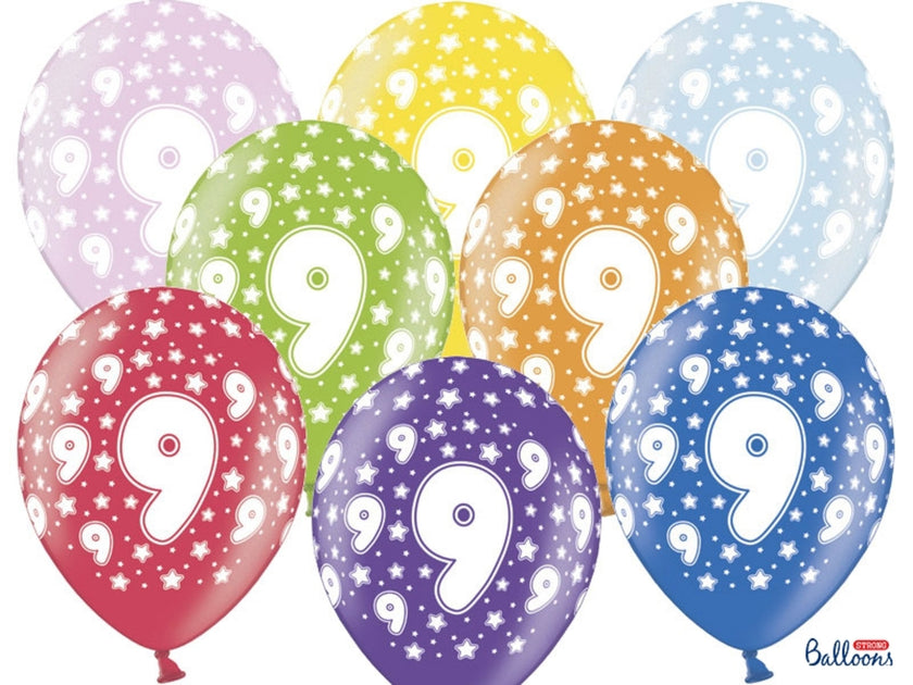 6 ballons en latex 