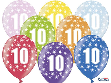 6 ballons en latex 