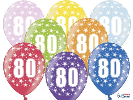 6 ballons en latex 