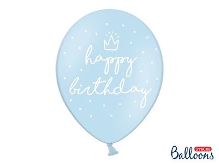 6 ballons extra résistants '' Happy Birthday