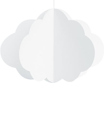 3 nuages e papier à suspendre - Golden Sky