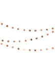 Guirlande d'étoiles rose gold